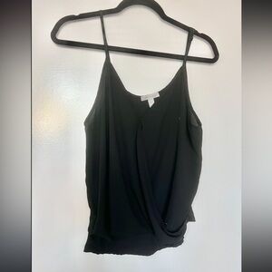 black tank blouse